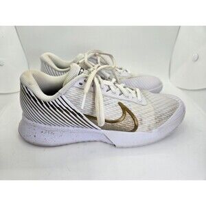 Nike Court Air Zoom Vapor Pro 2 Tennis Shoes Womens 7.5 White Pickleball Sneaker